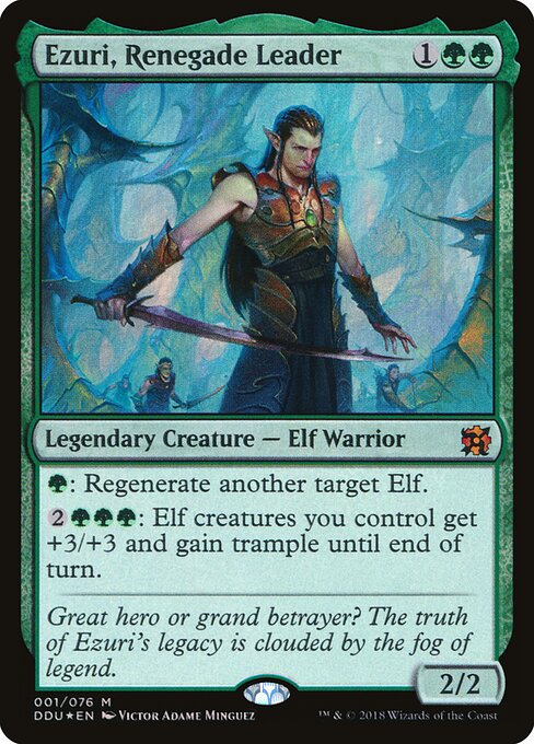 Ezuri, Renegade Leader - Duel Decks: Elves vs. Inventors Magic card