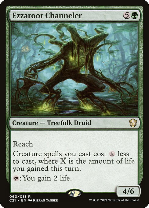 Ezzaroot Channeler - Commander 2021 Magic card