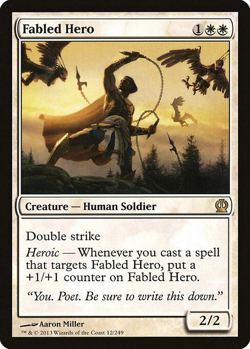 Fabled Hero - Theros Magic card