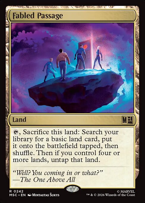 Fabled Passage - Marvel Super Heroes Commander Magic card