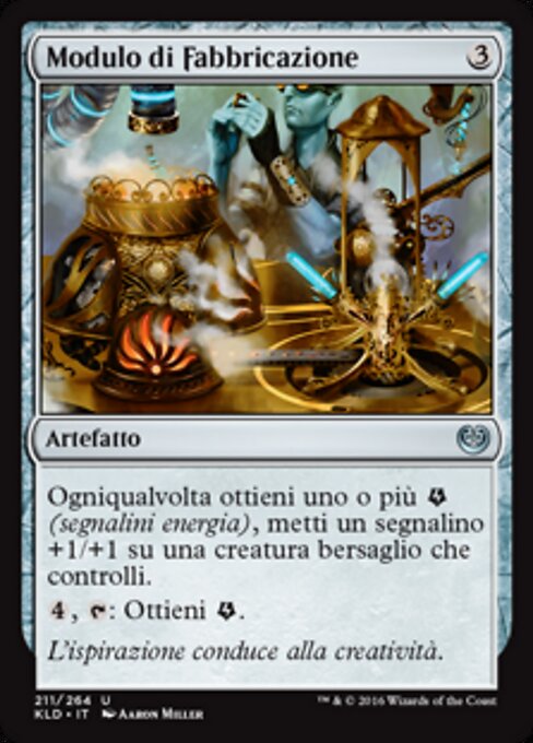 Fabrikationsmodul (Fabrication Module) - Kaladesh (#211) - Illustrated by Aaron Miller - Magic: The Gathering Card