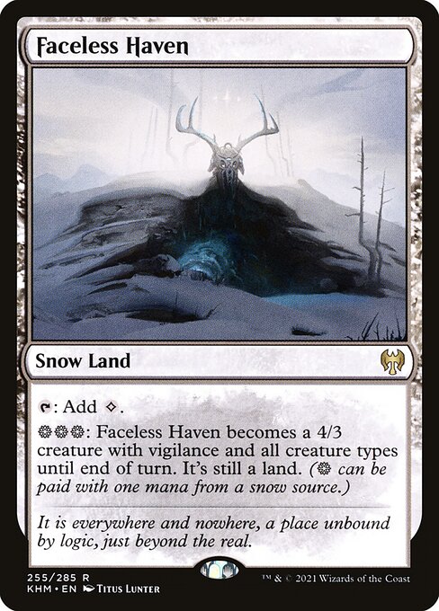 Faceless Haven - Kaldheim Magic card