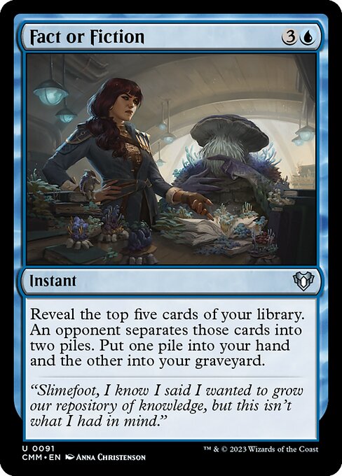 Fact or Fiction - Commander Masters Magic card