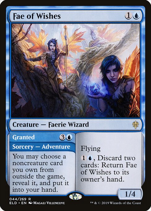 Fae of Wishes // Granted - Throne of Eldraine Magic card