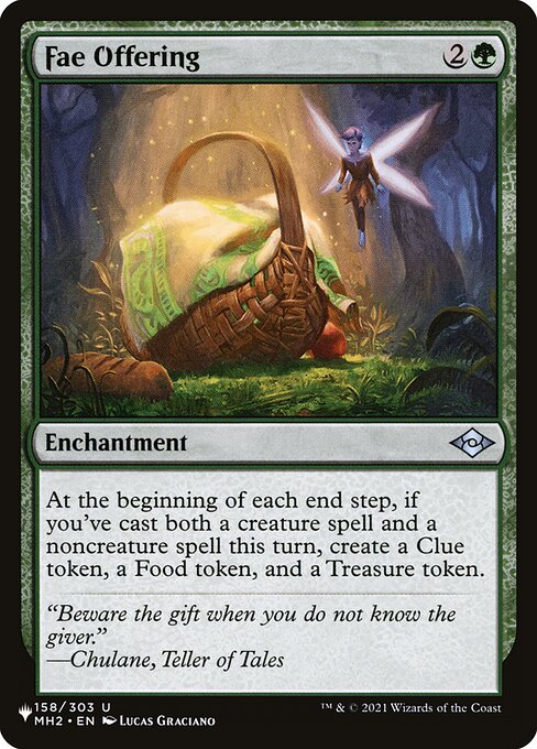 Offerta delle Fate (Fae Offering) - Modern Horizons 2 (#158) - Illustrated by Lucas Graciano - Magic: The Gathering Card