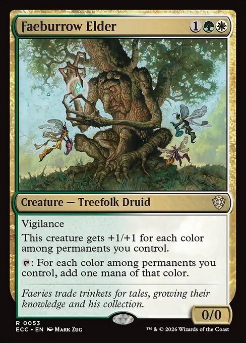 Faeburrow Elder - Lorwyn Eclipsed Commander Magic card