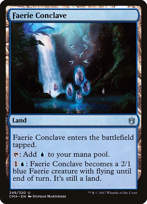 Faerie Conclave - Commander Anthology (#248) - Illustrated by Stephan Martiniere - Magic: The Gathering Card