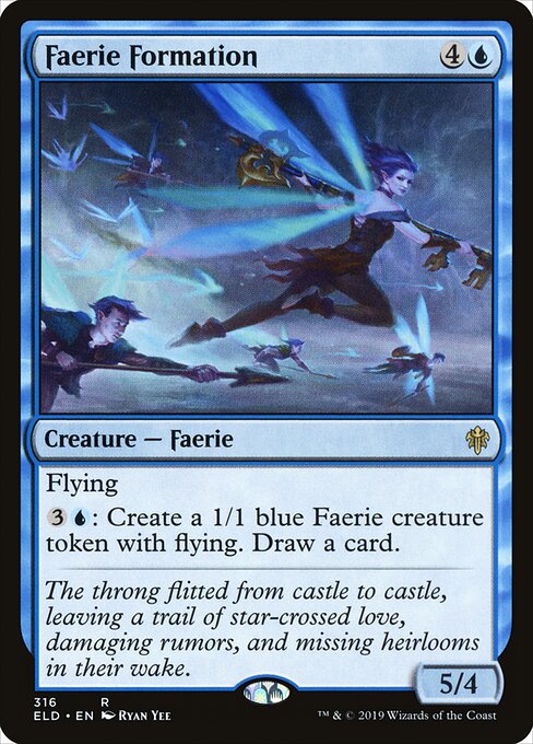 Faerie Formation - Throne of Eldraine Magic card