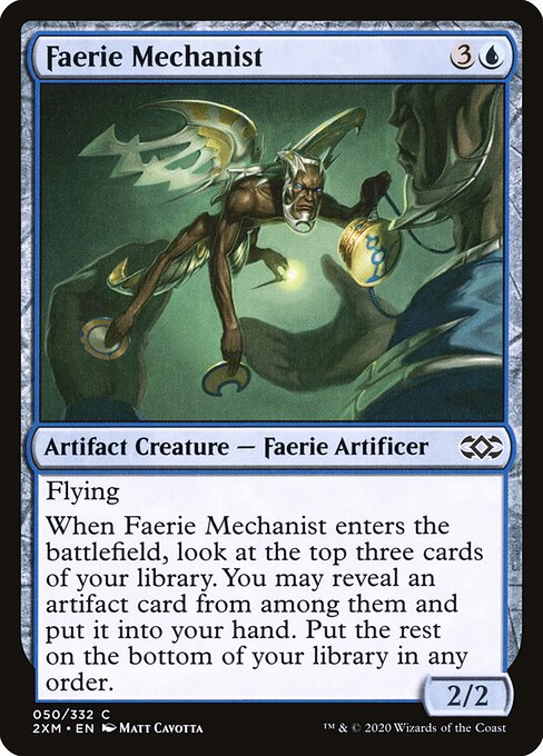 Faerie Mechanist - Double Masters Magic card