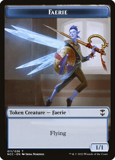 Faerie - New Capenna Commander Tokens (#11) - Illustrated by Irina Nordsol - Magic: The Gathering Card