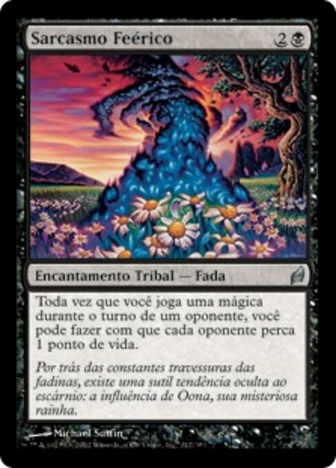 Beffe degli Spiritelli (Faerie Tauntings) - Lorwyn (#112) - Illustrated by Michael Sutfin - Magic: The Gathering Card