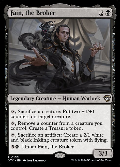 Fain, the Broker - Outlaws of Thunder Junction Commander Magic card
