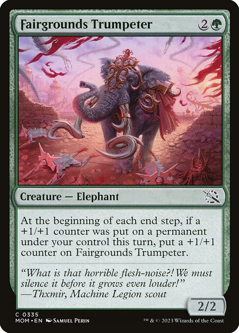 Fairgrounds Trumpeter - March of the Machine Magic card