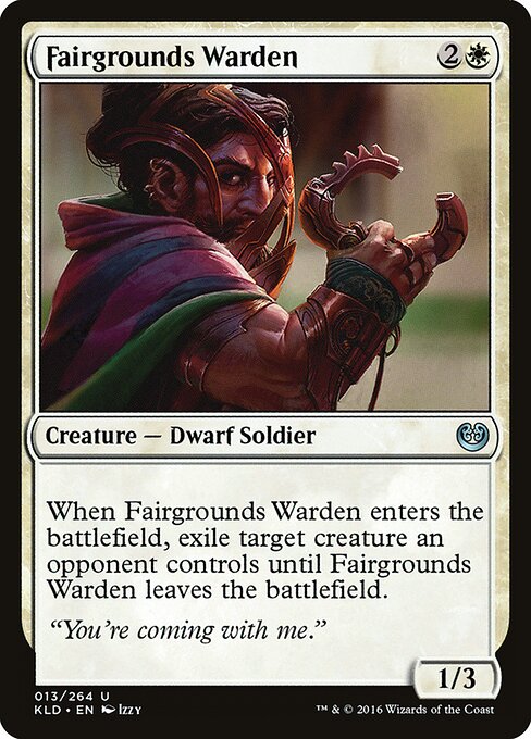 Fairgrounds Warden - Kaladesh (#13) - Illustrated by Izzy - Magic: The Gathering Card