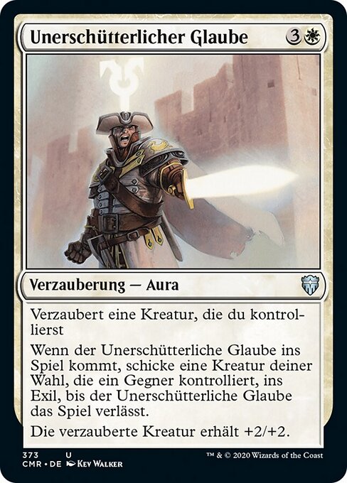 Devozione Incrollabile (Faith Unbroken) - Commander Legends (#373) - Illustrated by Kev Walker - Magic: The Gathering Card