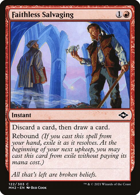 Faithless Salvaging - Modern Horizons 2 Magic card
