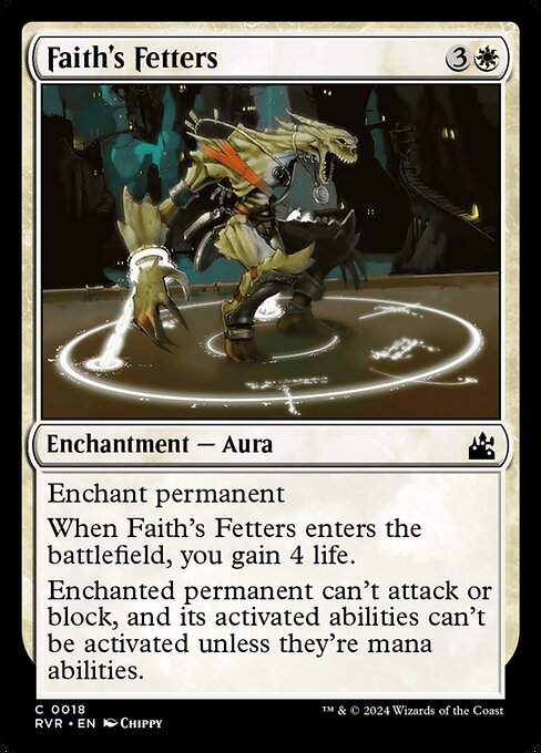 Faith's Fetters - Ravnica Remastered Magic card