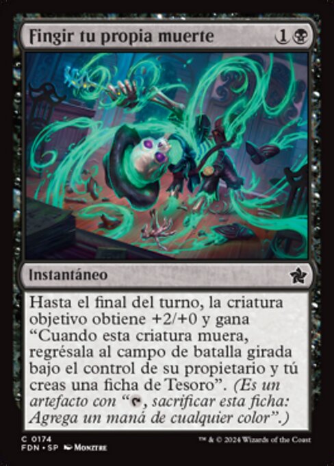 Tod vortäuschen (Fake Your Own Death) - Foundations Jumpstart (#440) - Illustrated by Kari Christensen - Magic: The Gathering Card