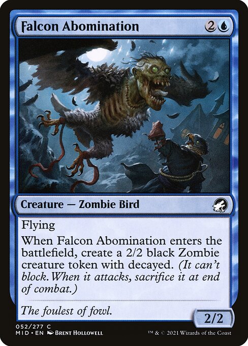 Falcon Abomination - Innistrad: Midnight Hunt Magic card