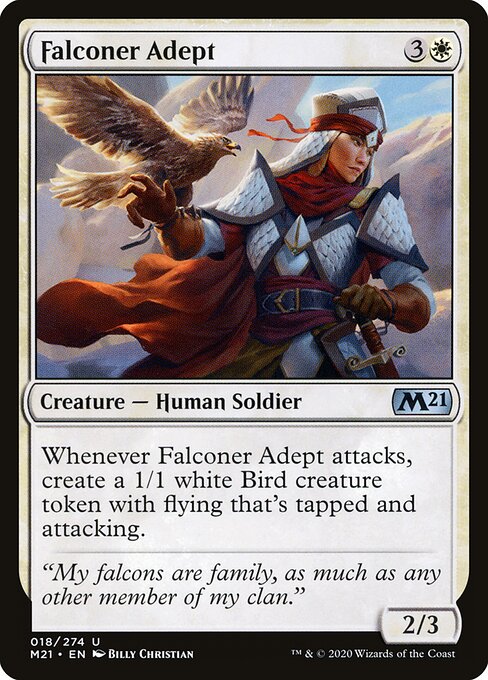 Falconer Adept - Core Set 2021 Magic card