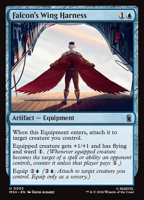 Falcon's Wing Harness - Marvel Super Heroes Magic card