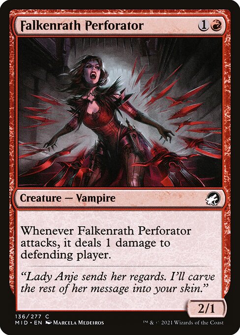 Falkenrath Perforator - Innistrad: Midnight Hunt Magic card