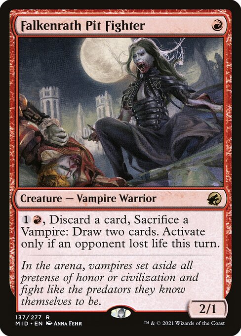 Falkenrath Pit Fighter - Innistrad: Midnight Hunt Magic card