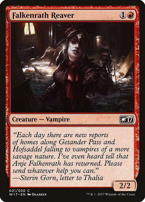 Falkenrath Reaver - Welcome Deck 2017 Magic card