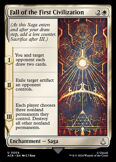 Fall of the First Civilization - Assassin's Creed Magic card