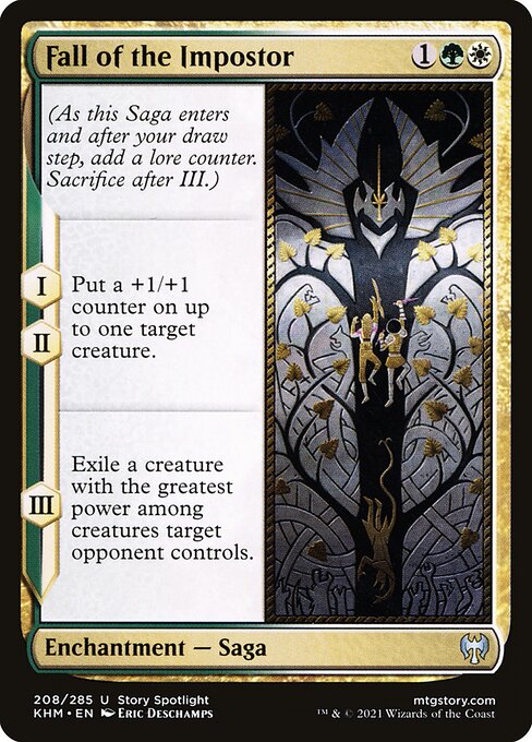 Fall of the Impostor - Kaldheim Magic card