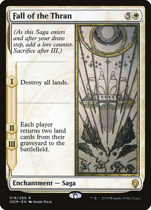 Fall of the Thran - Dominaria Magic card