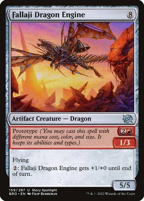 Fallaji Dragon Engine - The Brothers' War Magic card