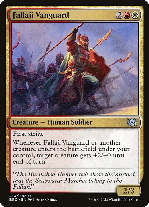 Fallaji Vanguard - The Brothers' War Magic card