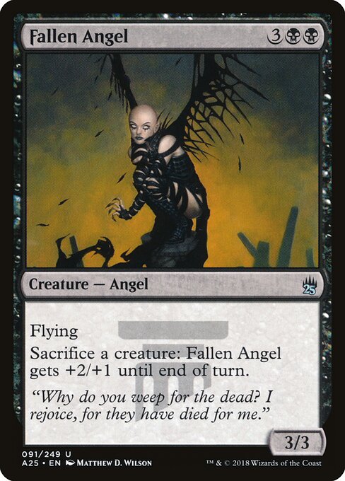 Fallen Angel - Masters 25 Magic card
