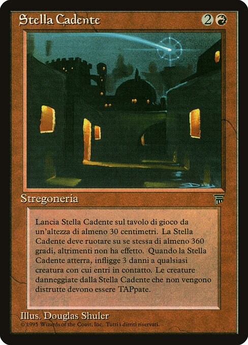Stella Cadente (Falling Star) - Legends (#145) - Illustrated by Douglas Shuler - Magic: The Gathering Card