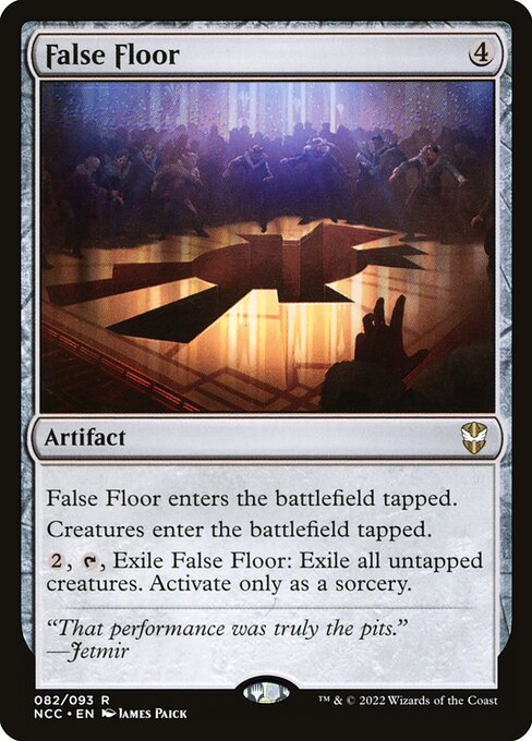 False Floor - New Capenna Commander (#82) - Illustrated by James Paick - Magic: The Gathering Card