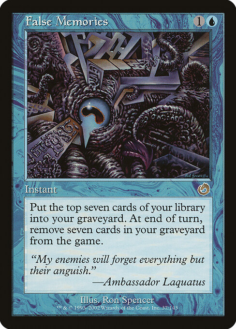 False Memories - Torment Magic card