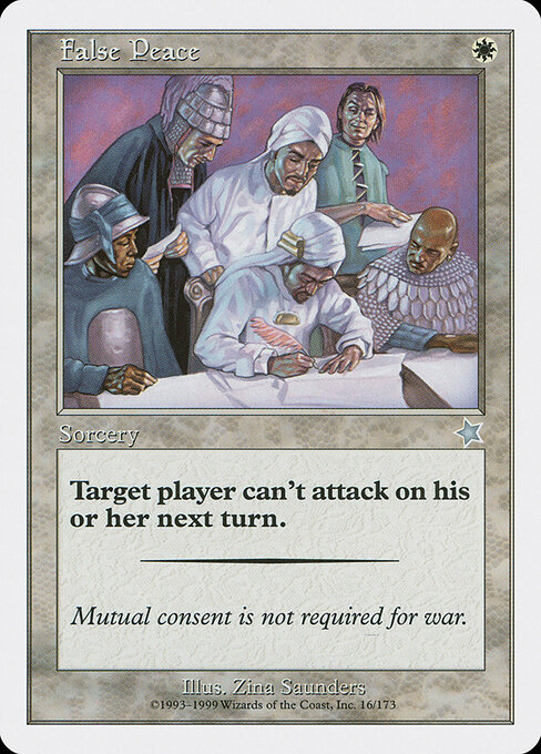 False Peace - Starter 1999 Magic card