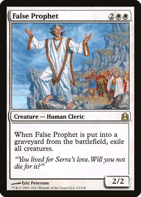 False Prophet - Commander 2011 Magic card