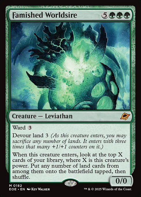 Famished Worldsire - Edge of Eternities Magic card