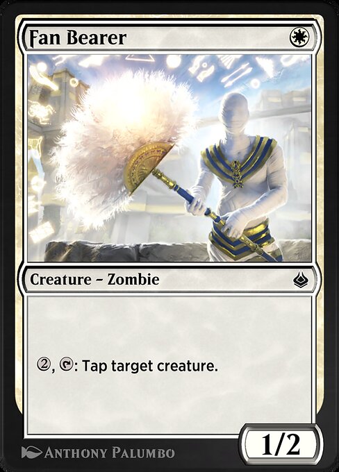Abanicador (Fan Bearer) - Amonkhet (#12) - Illustrated by Anthony Palumbo - Magic: The Gathering Card