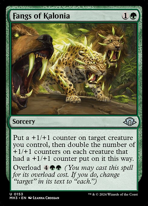 Fangs of Kalonia - Modern Horizons 3 Magic card
