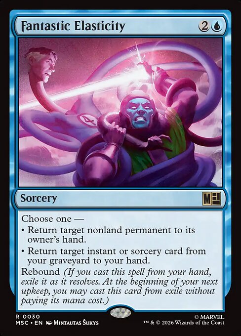 Fantastic Elasticity - Marvel Super Heroes Commander Magic card