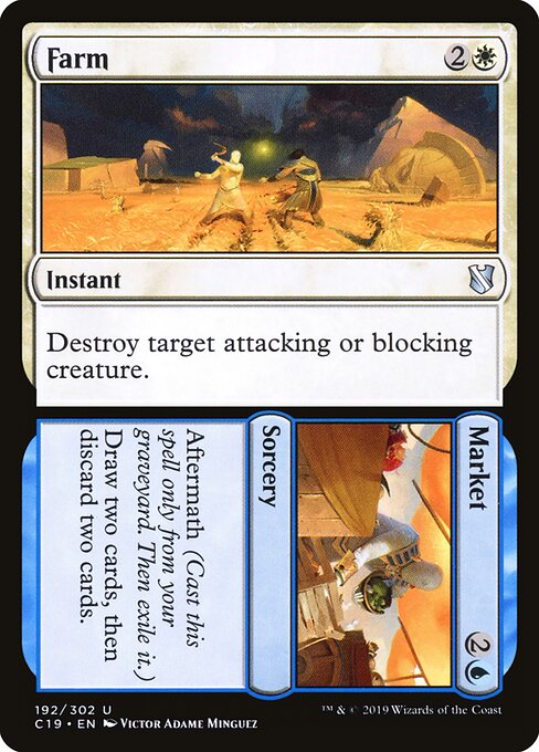 Farm // Market - Commander 2019 Magic card