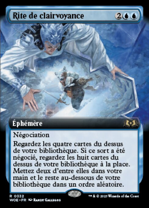 Ritual de la visión distante (Farsight Ritual) - Wilds of Eldraine (#49) - Illustrated by Randy Gallegos - Magic: The Gathering Card