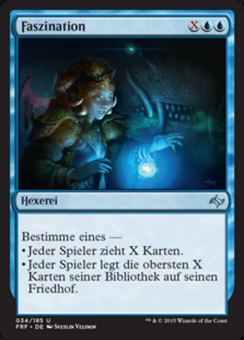 Faszination (Fascination) - Fate Reforged (#34) - Illustrated by Svetlin Velinov - Magic: The Gathering Card