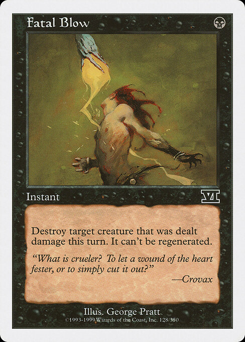 Fatal Blow - Classic Sixth Edition Magic card