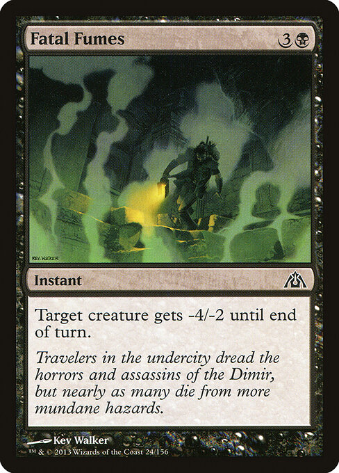 Fatal Fumes - Dragon's Maze Magic card