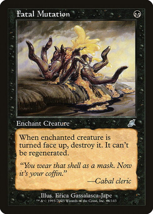 Fatal Mutation - Scourge Magic card
