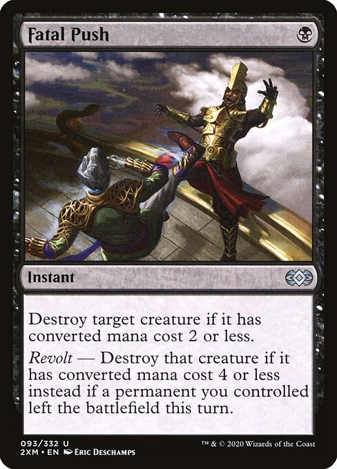 Fatal Push - Double Masters (#93) - Illustrated by Eric Deschamps - Magic: The Gathering Card